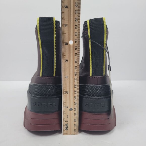 Sorel Brex Chelsea WP Women\'s Burgundy Waterproof Boots NL4302-203 US Size 6 NWT